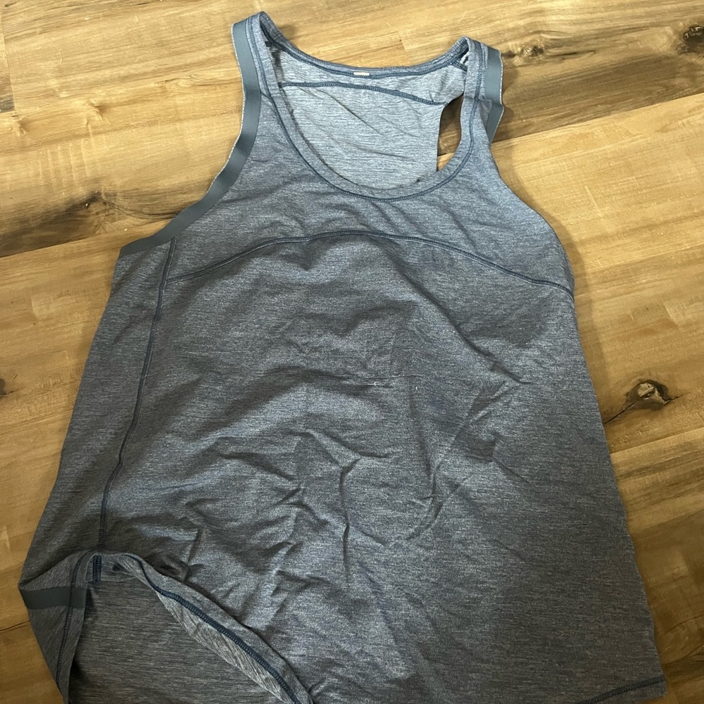 Lululemon Athletica blue/grey Tank Top